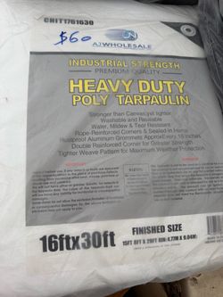 Lona heavy dury 16 x 30 ft