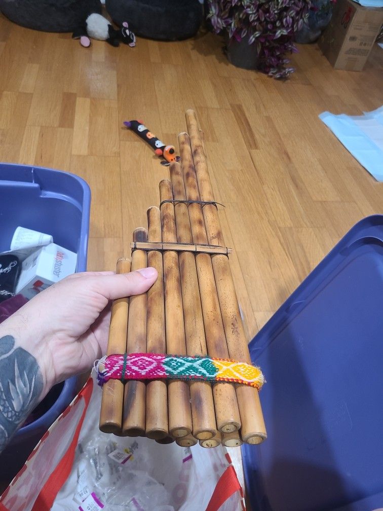 Bolivian Panpipes - 13 Pipes Made in Bolivia