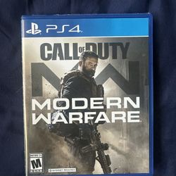 Call Of Duty Modern Warfare PS4