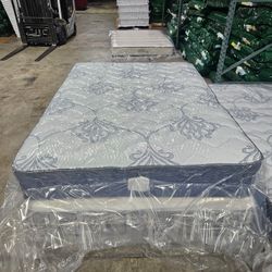 New Mattress, Boxprings & Metal Frame. All Sizes Available. Excellent Quality Low Prices. Twin At $99. Hablamos Español.