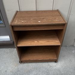 Media center / shelves on wheels