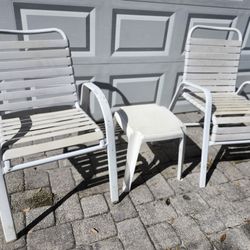 Delivery Avail  $55 Each Any Piece Patio Cocktail Table Basket Three-tier Metal Shelf Rack Rolling Desk Side Table TV Stand Sitting Bench Armchair