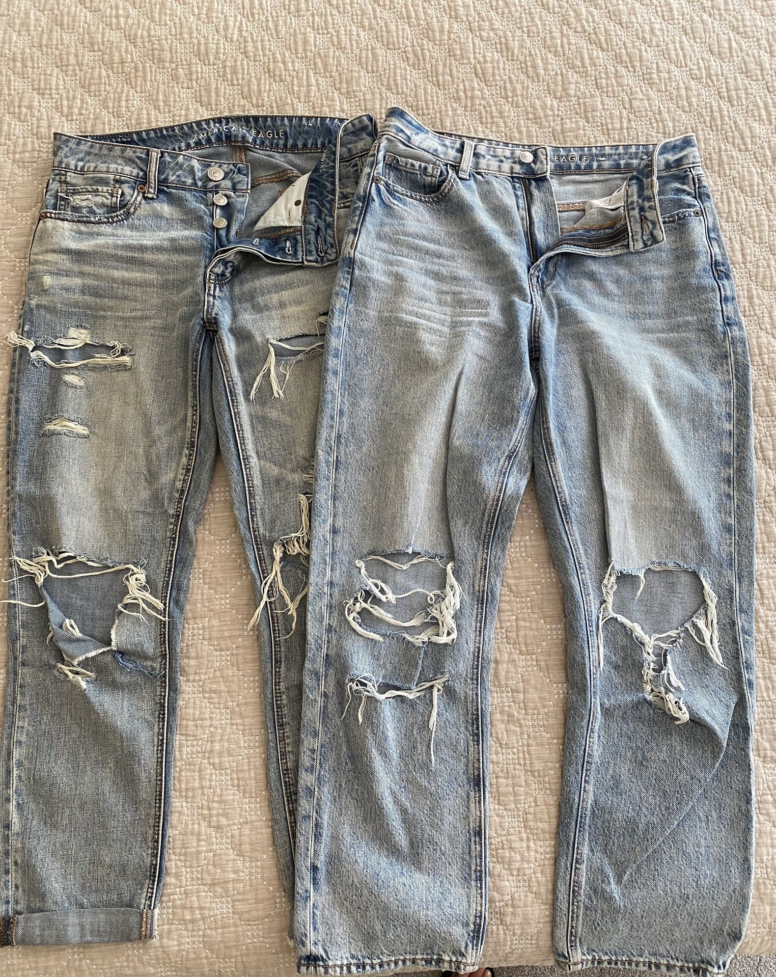 Two Pairs Of Women’s American Eagle Jeans