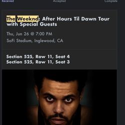 Weeknd concert 
