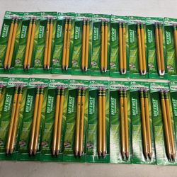 Lot Of 20 packages - Dixon My First Ticonderoga #2 HB Premium Wood Beginner Pencils, 2 Pack (33306)