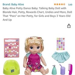 Baby Alive: Potty Dance Doll Accessories +bonus for Sale in