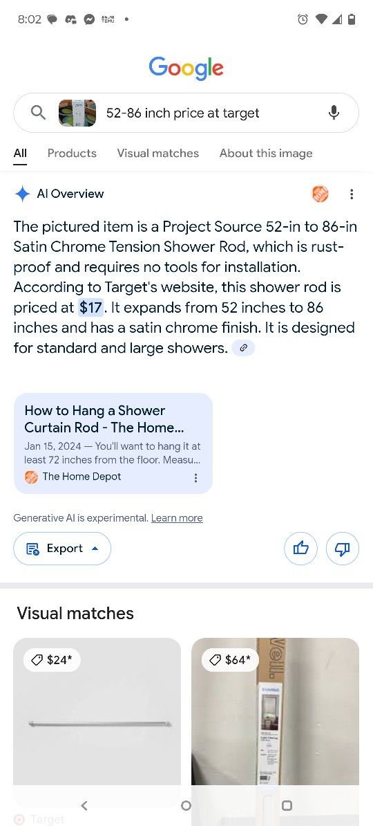 Shower Curtain Rod