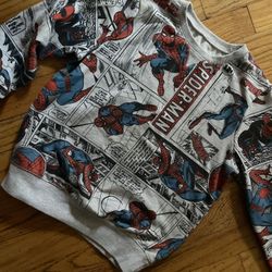 Spider-Man Comic Sweatshirt {Marvel} SIZE: 8