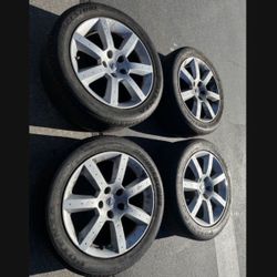 4 - 225/50r17 235/50r17 5x114.3 5x4.5 Stock Nissan 350z 370z Maxima G35 G37 Altima Civic Accord Wheels Rims Good Treads Tires!!!!!!