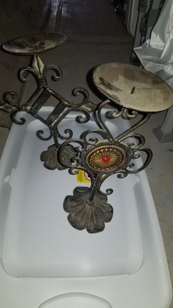2 candle holders