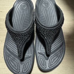 Crocs Women Flip Flop Black 