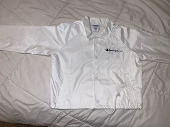Champion Cropped Coaches Jacket/ Windbreaker