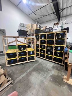 Storage Bin Racks