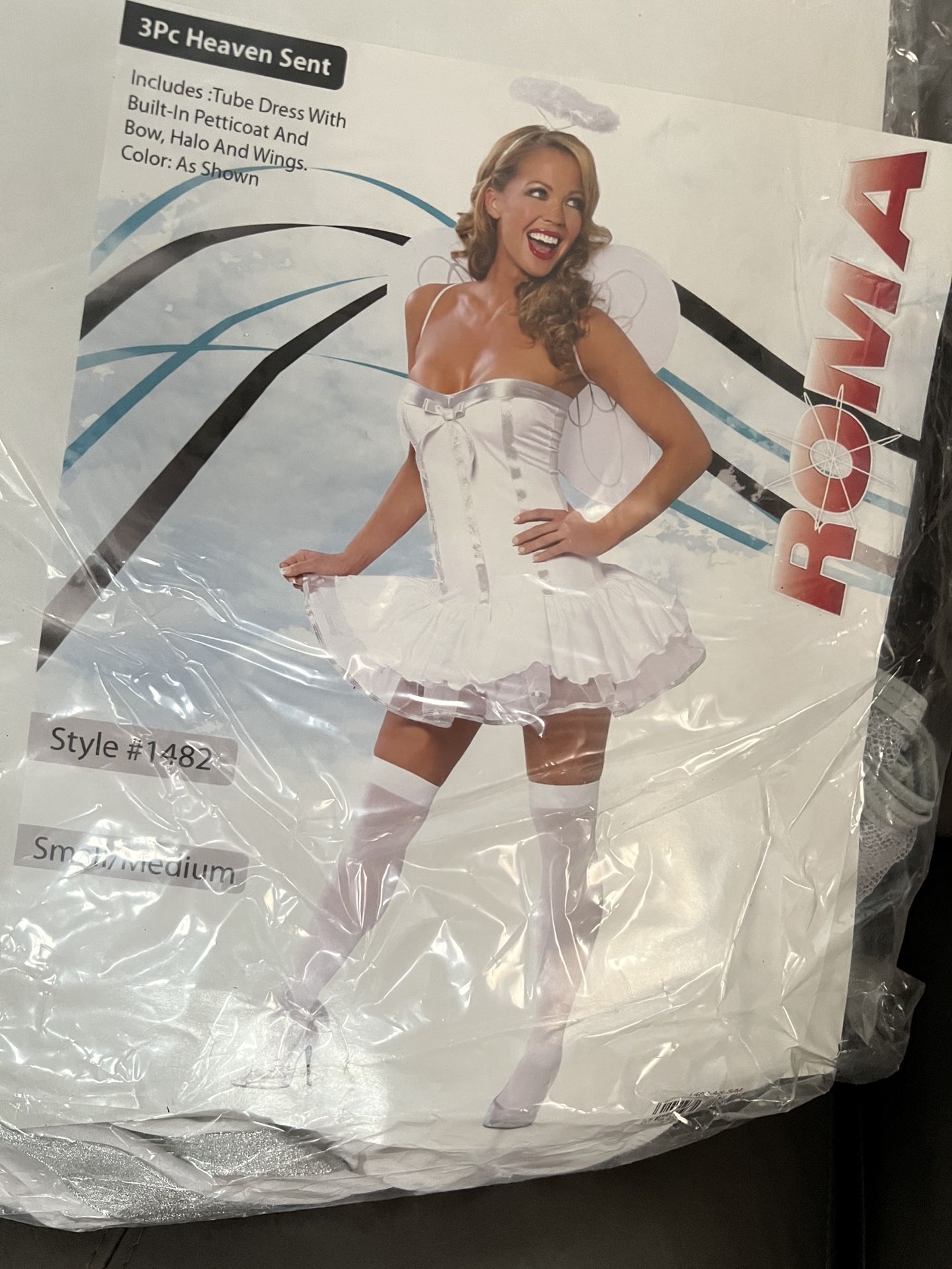 women’s sexy angel costume S/M