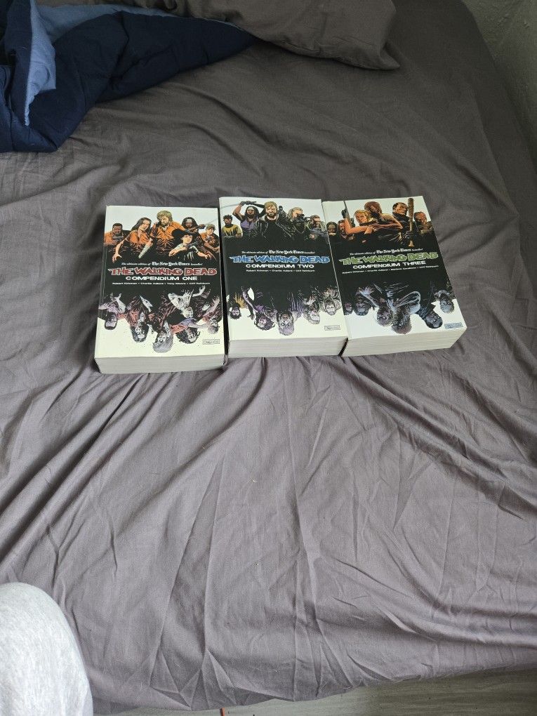 Lighty Used Walking Dead Compendium 1, 2, And 3