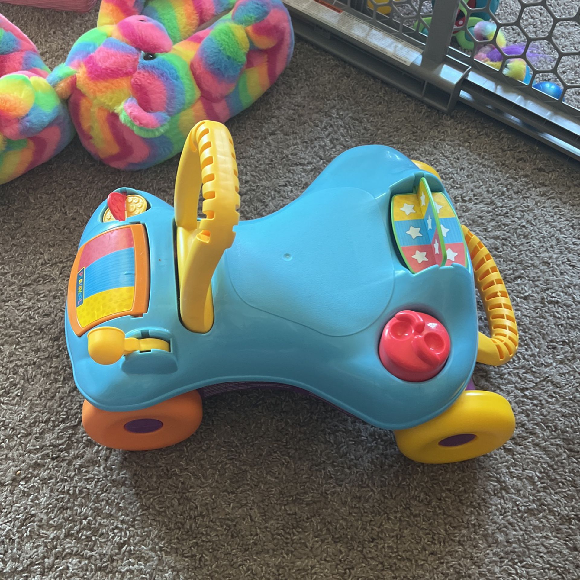 2 in one baby sitting and standing toy