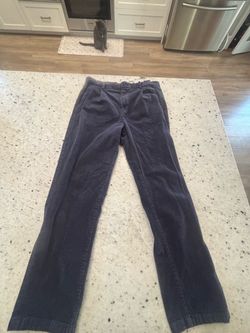 Navy Blue Corduroy Pants