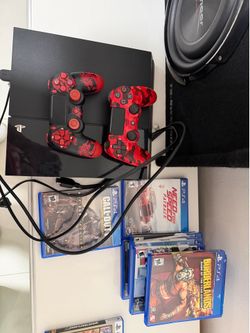 PlayStation 4 & 2 controller (1 new 1 used)