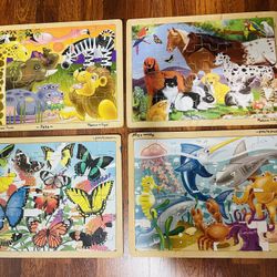 Four Kids Big Sizes Puzzles