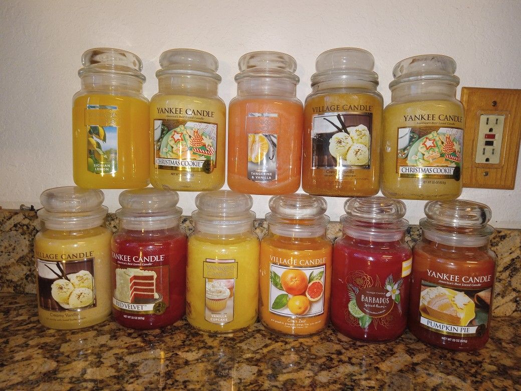 11 Yankee Candles