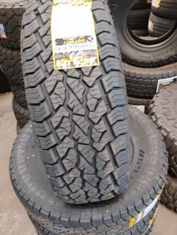 New set of tires 265 70 17 all terrain