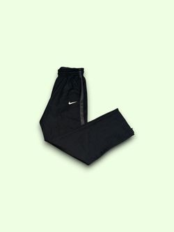 Nike Dri-FIT Pants Medium Black Track Warm Up Straight Leg Athletic 799855-010