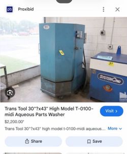 Trans tool part cleaner