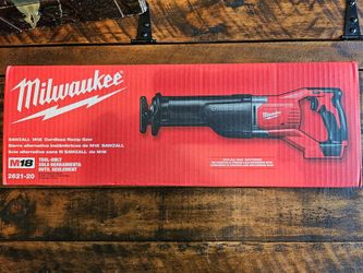 New Milwaukee M18 Sawzall
