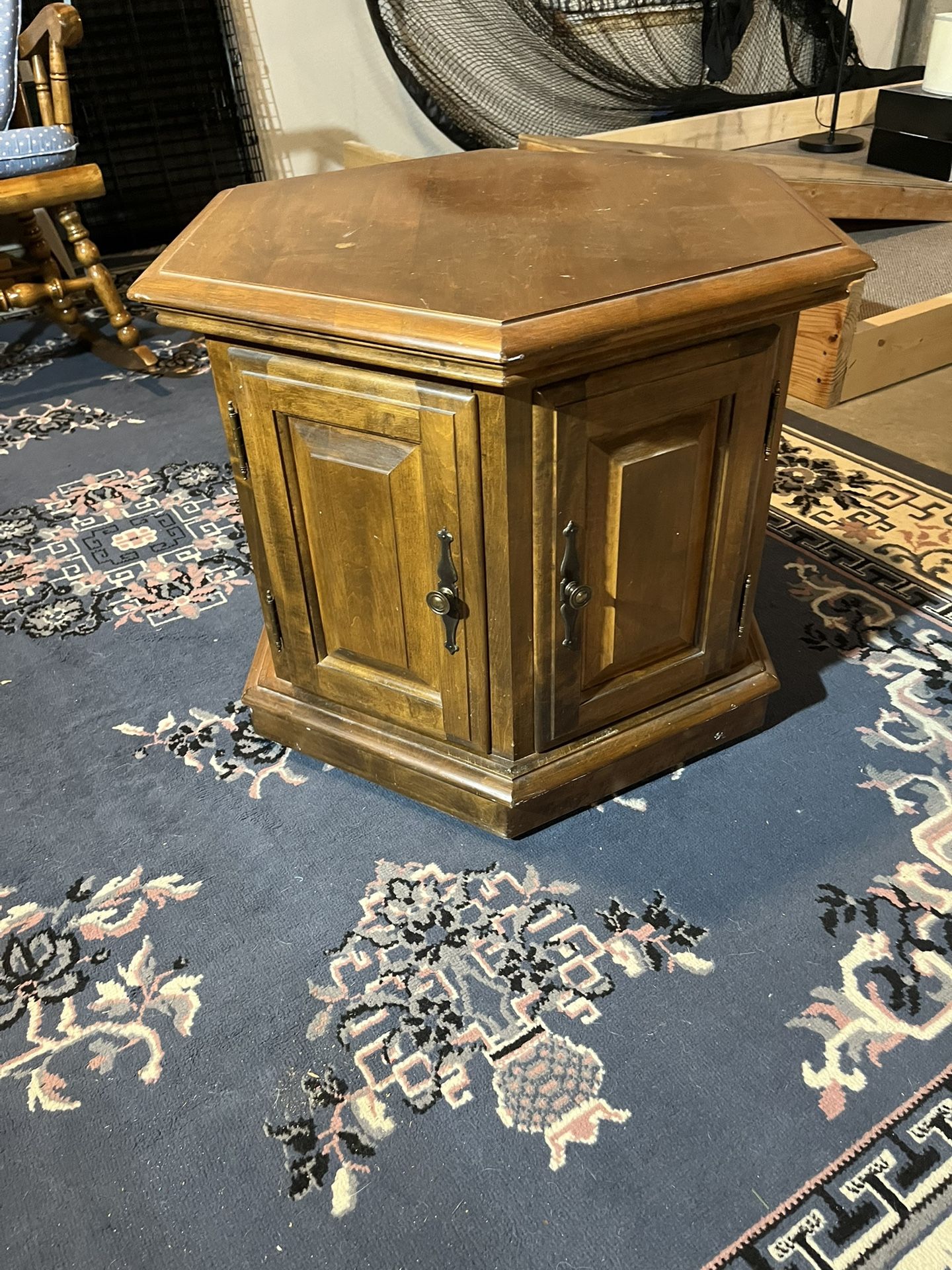 Wood End Table