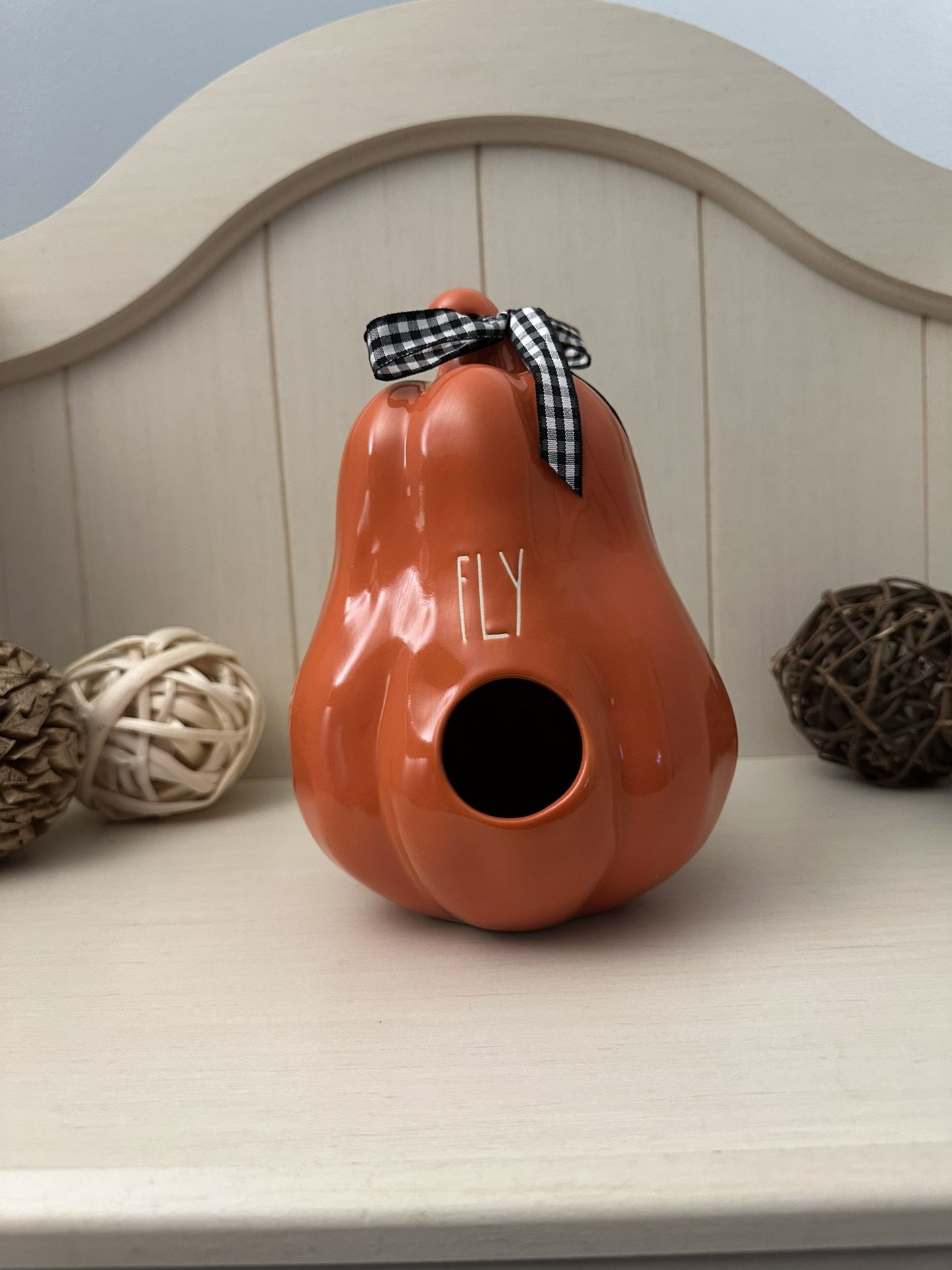 Rae Dunn - FLY Pumpkin Bird House