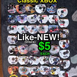 🎮 $5 • Classic XBOX Games (Like-NEW)
