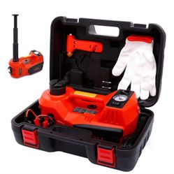  Electric Hydraulic Car Jack Kit 5 Ton 12V Portable 