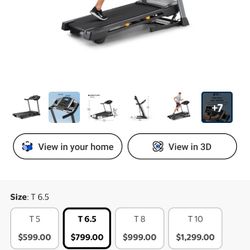 NordicTrack  T6.5z Treadmill.