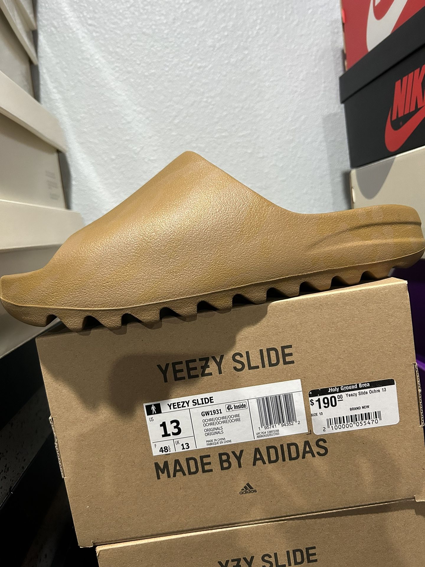 adidas gazelle silver green womens adidas Yeezy Slide Ochre  Story Cape Town