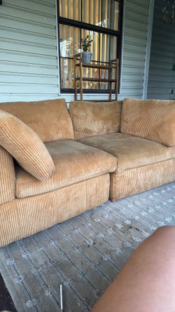 Yellow couch
