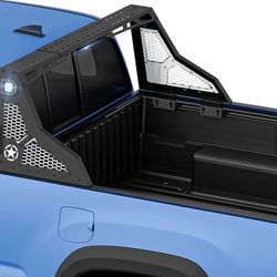Pickup Universal Adjustable Truck Chase Rack Roll Bar With LED Light | Yzona Bed rack-0019