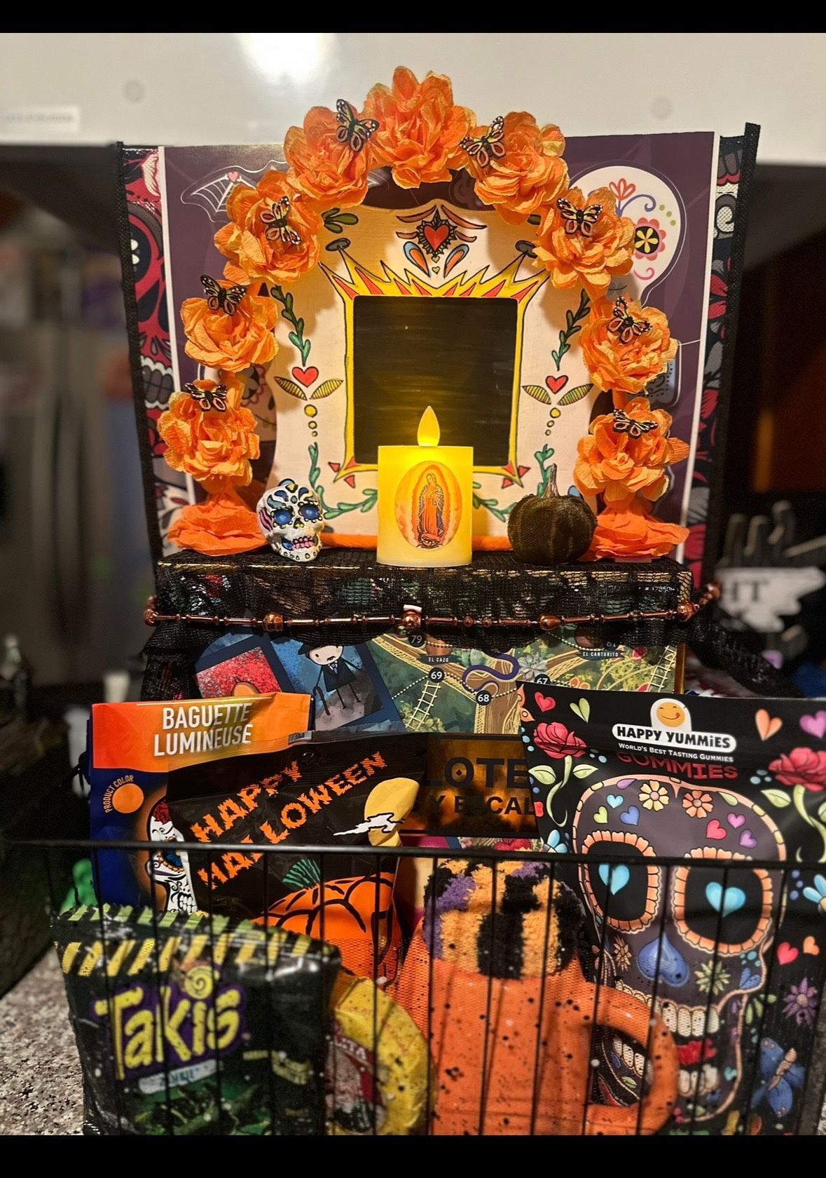 Dia De Los Muertos Boo Basket!!