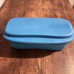 Tupperware Blue Microwave Spaghetti Pasta Steamer 6775A-4 1.9L 
