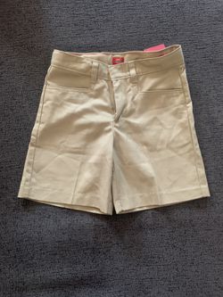 Dickies youth size 10 brand new khaki tan dickies shorts