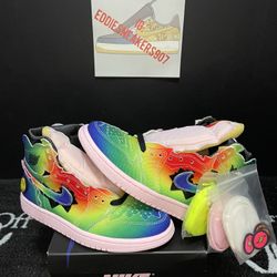 J Balvin x Air Jordan 1 Retro OG High “Colores Y Vibras” Size 4M / 5.5W
