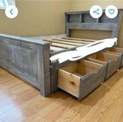 Twin Bed Rustic
