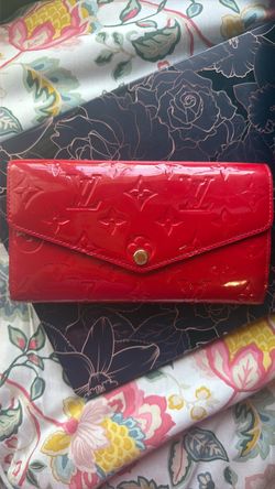 Louis Vuitton red wallet