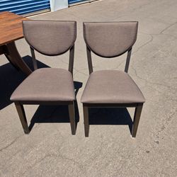 Two dinning chairs
