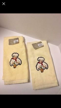 $10- chef kitchen hand towel 2-16Wx26L