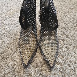 New Sparkle/fishnet Heels