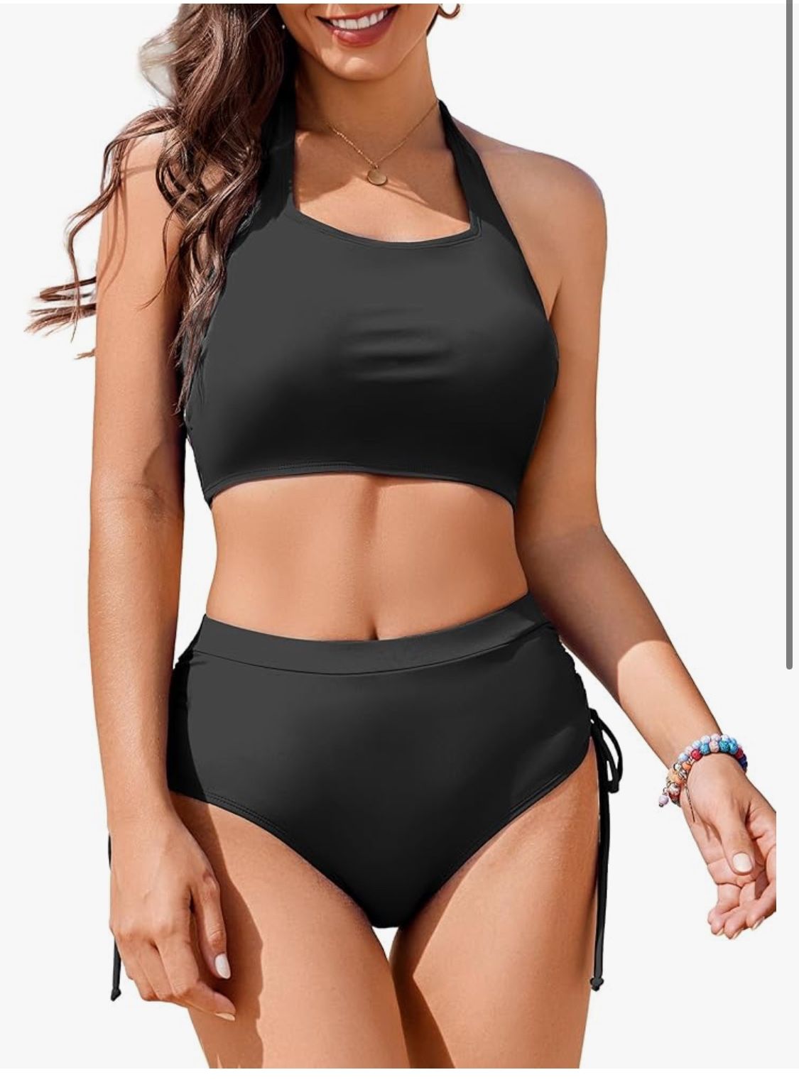 Womens High Waisted Bikini Sets Cheeky XXL