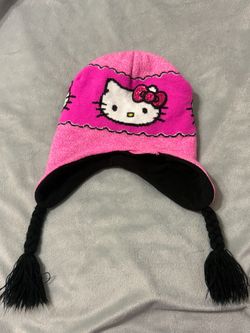 Youth girls hello kitty beanie hat