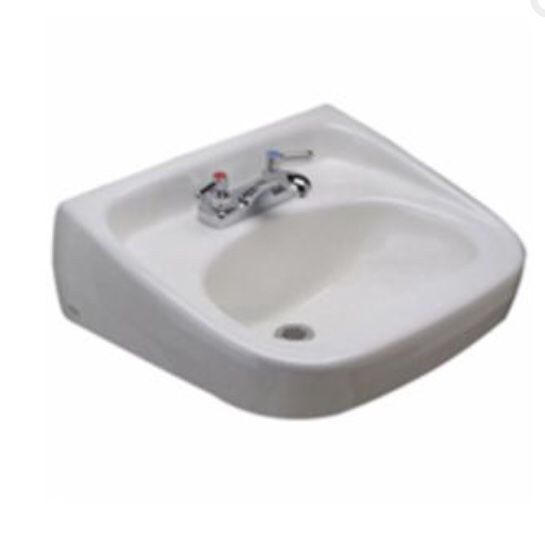 ZurnĀ® Lavatory Sink, Rectangular, 18-1/4 Inch H x 21-1/2 Inch W x 18-1/4 Inch D