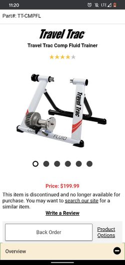 Travel Trac Comp Fluid Bike Trainer