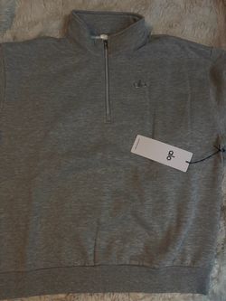 Alo Yoga Quarter-Zip Sweatshirt Gray